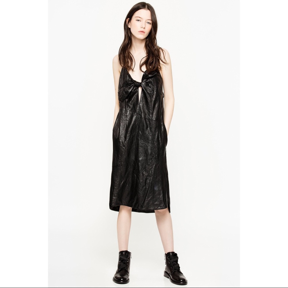 Zadig & Voltaire Lamb Leather Dress